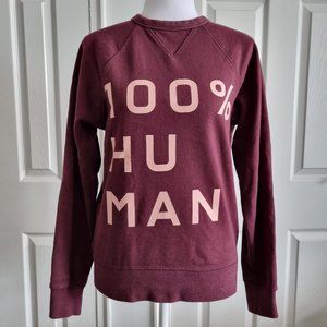 Everlane The 100% Human Typography Crewneck Sweatshirt Size XXS